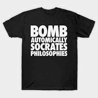 Bomb Automically Lyrics T-Shirt